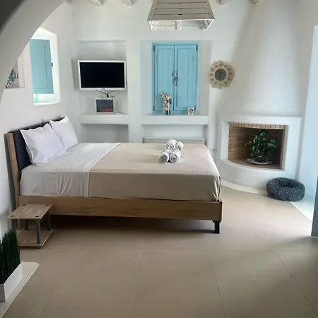 Mykonos Sympatico, Private Pool & Sea Vistas شقة