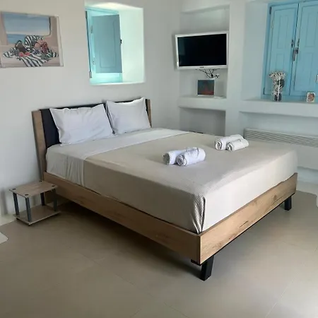 Mykonos Sympatico, Private Pool & Sea Vistas بسارو