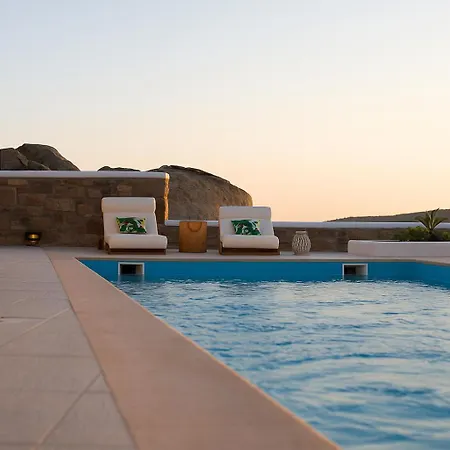 Mykonos Sympatico, Private Pool & Sea Vistas بسارو