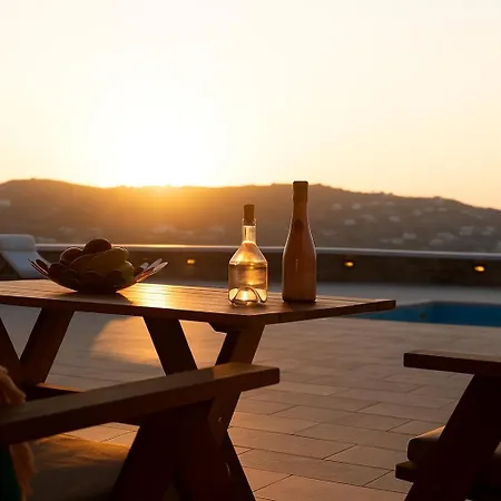 Mykonos Sympatico, Private Pool & Sea Vistas شقة *