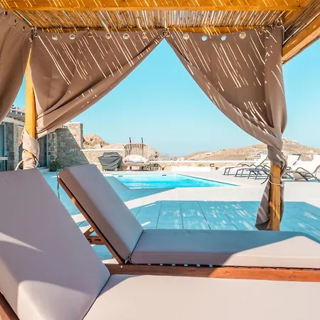 Mykonos Sympatico, Private Pool & Sea Vistas شقة *
