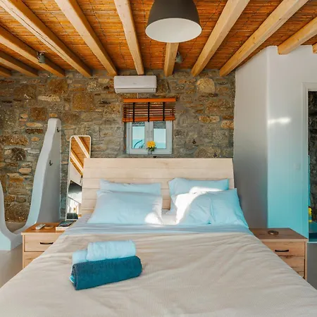 Mykonos Sympatico, Private Pool & Sea Vistas شقة