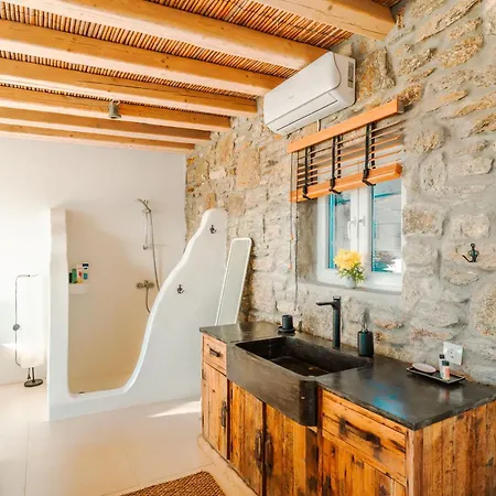 شقة Mykonos Sympatico, Private Pool & Sea Vistas *